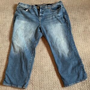 torrid Blue High-Rise Baggy Straight Classic Denim Jeans 26w